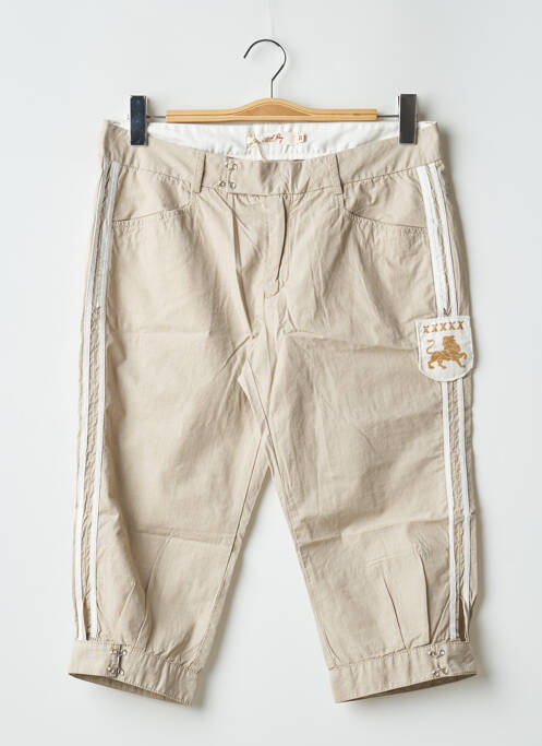 Pantalon trei sferturi talie joasă talie joasă bej SCHOOL RAG femme