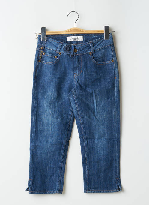 Pantalon trei sferturi albastru SCHOOL RAG femeie