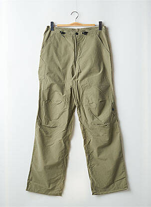 Pantalon drept țesătură poplin mărime normală verde TEDDY SMITH bărbat