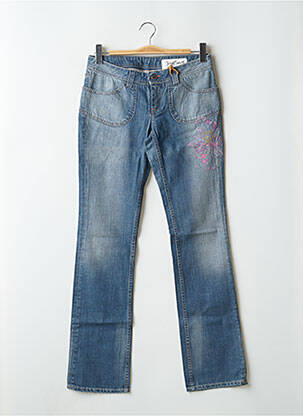 Blugi cu croială dreaptă albastru TEDDY SMITH femeie