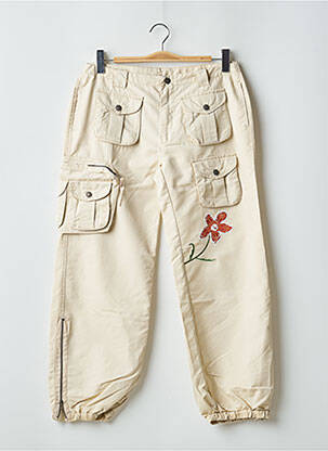 Pantalon cargo bej TEDDY SMITH femeie