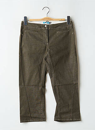 Pantalon trei sferturi verde TEDDY SMITH femeie