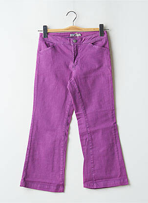 Blugi cu croială evazată violet TEDDY SMITH femeie