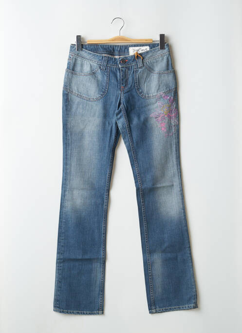 Blugi cu croială dreaptă albastru TEDDY SMITH femeie