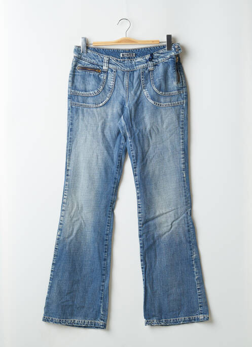 Blugi cu croială evazată albastru TEDDY SMITH femeie