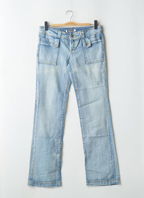 Blugi cu croială dreaptă albastru TEDDY SMITH femeie