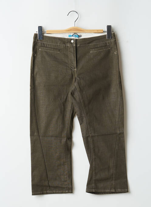Pantalon trei sferturi verde TEDDY SMITH femeie