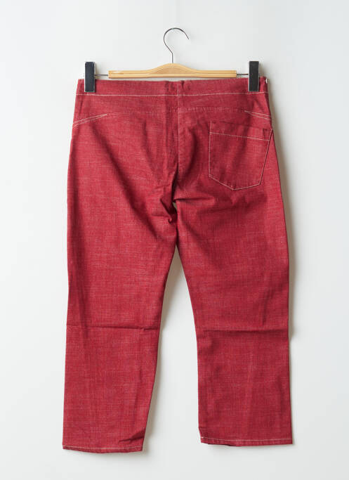 Pantalon trei sferturi roșu TEDDY SMITH femeie