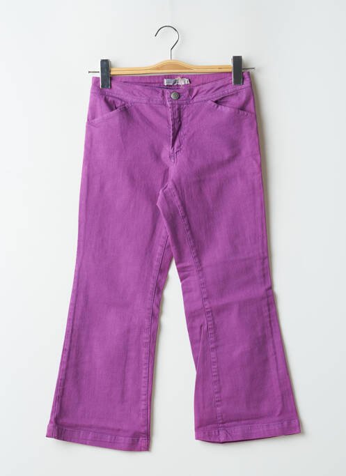 Blugi cu croială evazată violet TEDDY SMITH femeie