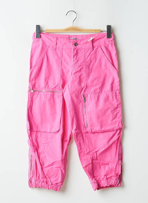 Pantalon trei sferturi roz TEDDY SMITH femeie