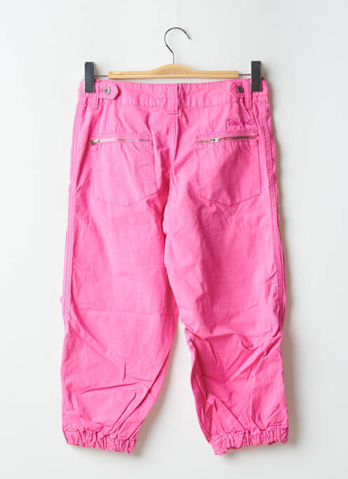 Pantalon trei sferturi roz TEDDY SMITH femeie