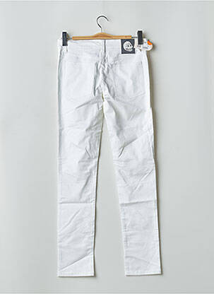 Pantalon slim țesătură poplin mărime normală alb CHEAP MONDAY femeie