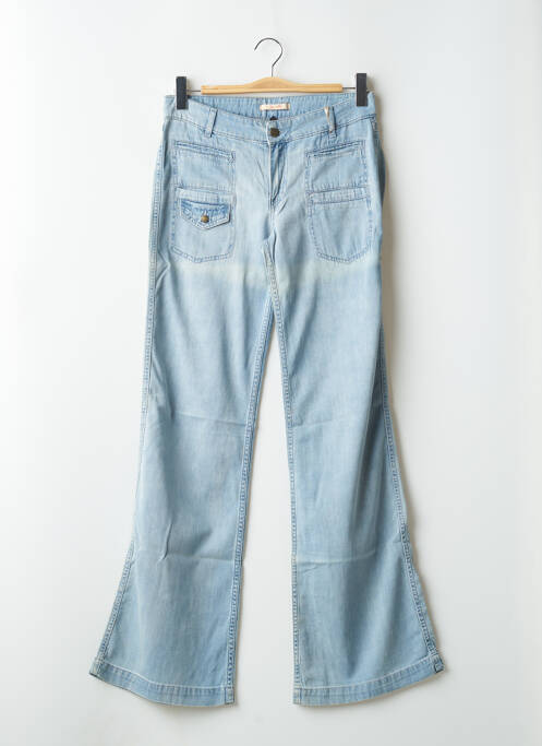 Blugi cu croială evazată albastru BEL AIR femeie