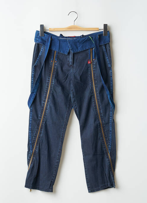 Pantalon trei sferturi albastru BE YOU K femeie