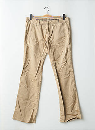 Pantalon chino țesătură poplin mărime normală bej FREEMAN T.PORTER femeie