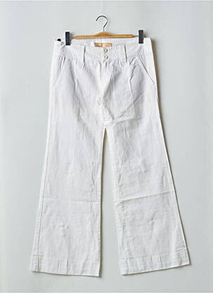 Pantalon evazat alb FREEMAN T.PORTER femeie