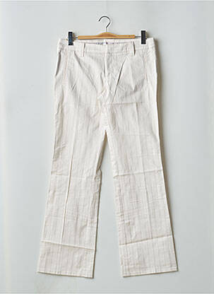 Pantalon evazat alb FREEMAN T.PORTER femeie
