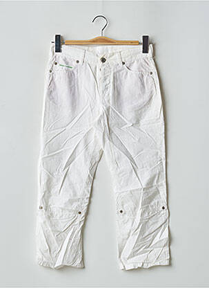 Pantalon trei sferturi alb FREEMAN T.PORTER femeie