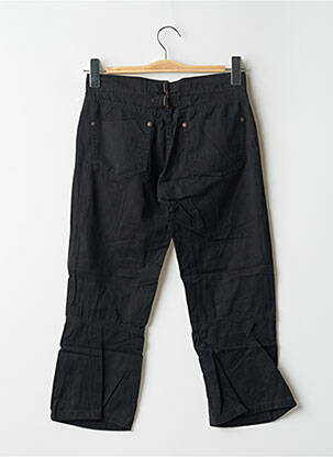 Pantalon trei sferturi croială dreaptă negru FREEMAN T.PORTER femeie