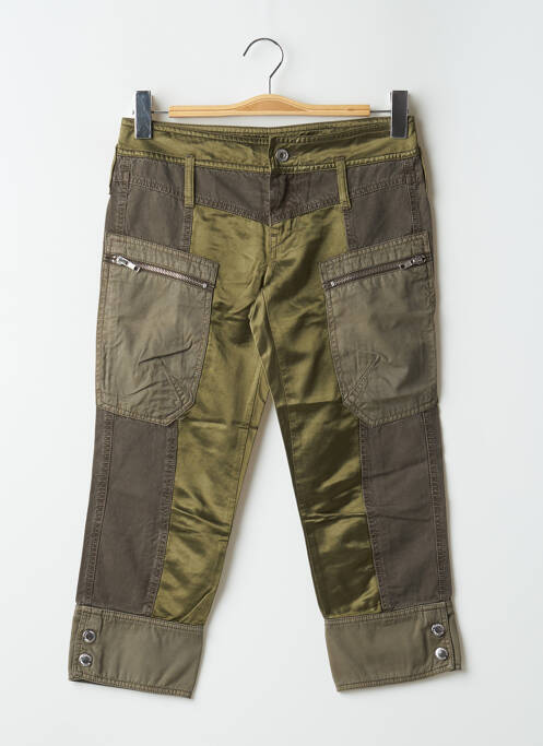 Pantalon trei sferturi verde FORNARINA femeie