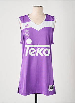 Maiou croială dreaptă fără mâneci violet ADIDAS bărbat
