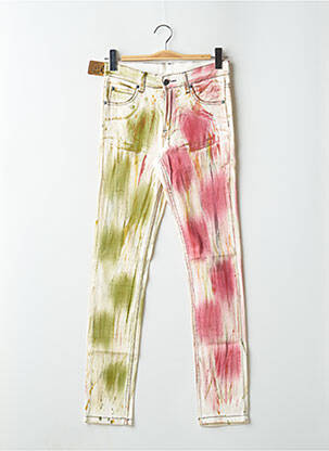 Blugi cu croială slim bej CHEAP MONDAY femeie