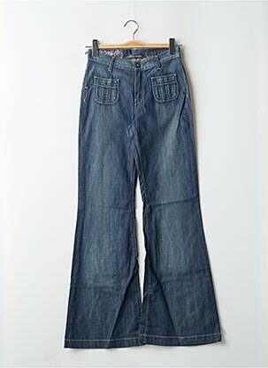 Blugi cu croială evazată albastru TEDDY SMITH femeie