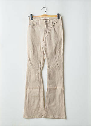 Pantalon evazat bej SCHOOL RAG femeie