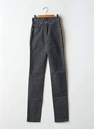 Pantalon slim elasticitate talie înaltă gri CIMARRON femme