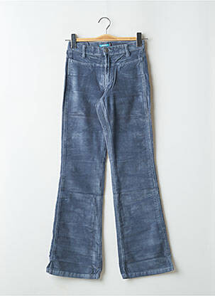 Pantalon evazat albastru TEDDY SMITH femeie