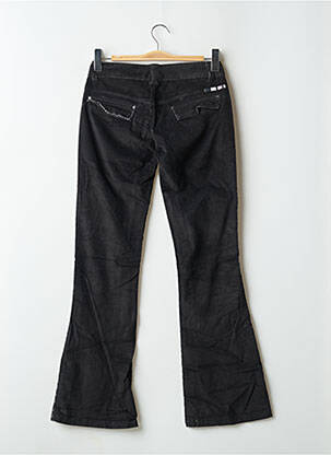 Pantalon evazat elasticitate talie joasă negru TRIPLE 5 SOUL femeie