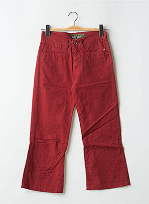 Pantalon trei sferturi roșu RWD femeie