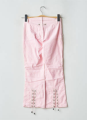 Pantalon trei sferturi buzunare roz TEDDY SMITH INDUSTRY fată