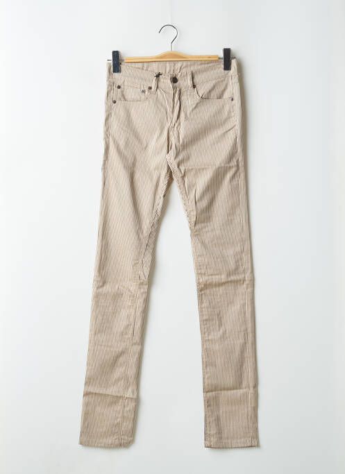 Pantalon slim bej HELLS BELLS femeie