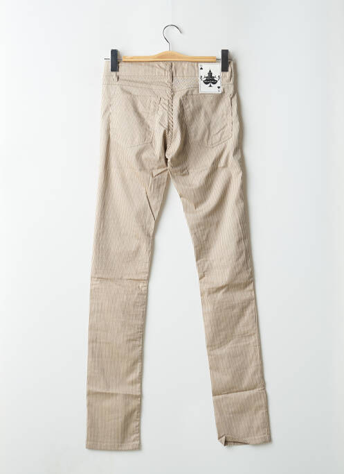 Pantalon slim bej HELLS BELLS femeie