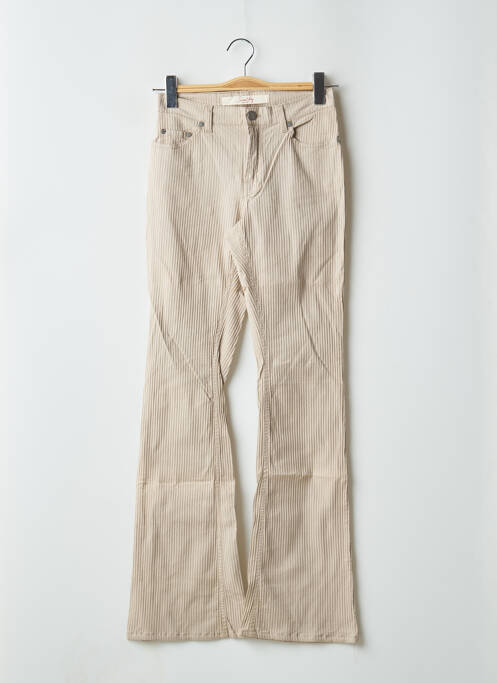 Pantalon evazat bej SCHOOL RAG femeie