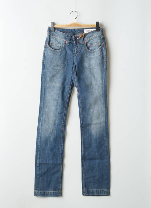 Blugi cu croială dreaptă albastru TEDDY SMITH femeie