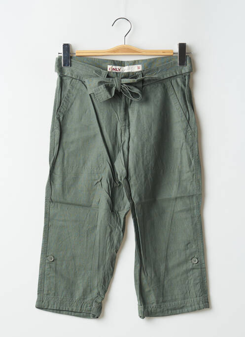 Pantalon trei sferturi verde ONLY femeie