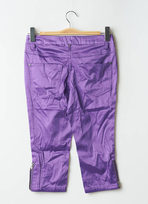Pantalon trei sferturi violet ICHI femeie