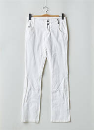 Pantalon drept elasticitate mărime normală alb AEM'KEI femme