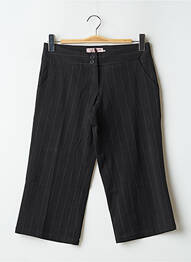 Pantalon trei sferturi croială dreaptă talie joasă negru BLEND SHE femeie