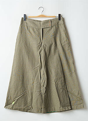 Pantalon trei sferturi verde KANA BEACH femeie