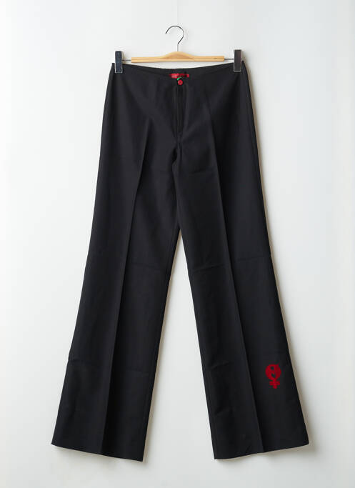 Pantalon larg negru CIMARRON femeie