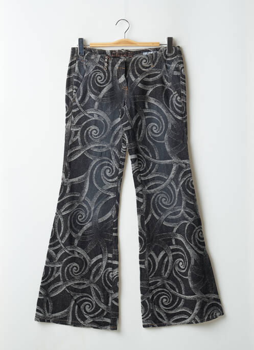 Blugi cu croială evazată negru ESZ DENIM femeie