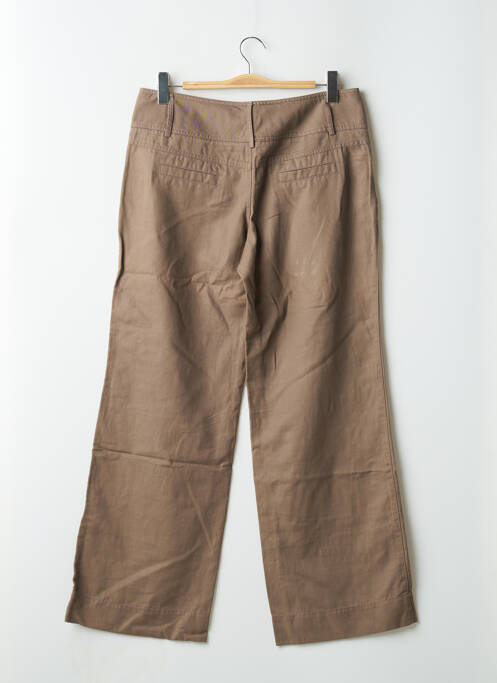 Pantalon larg maro ESPRIT femeie