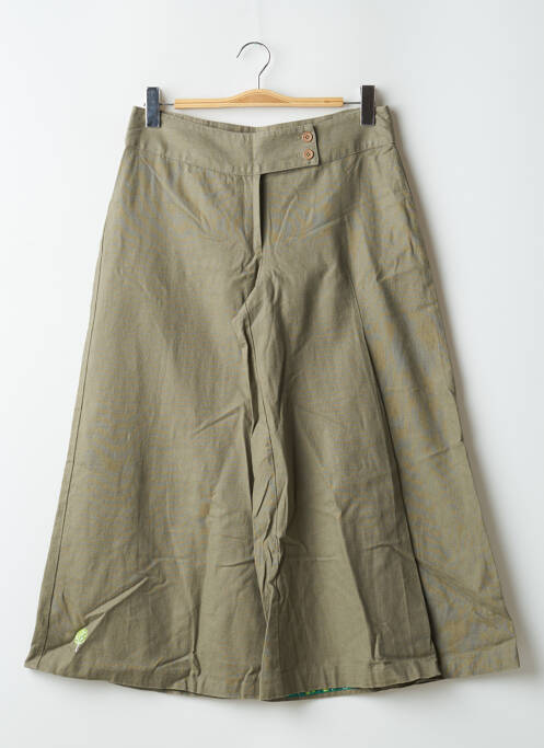 Pantalon trei sferturi verde KANA BEACH femeie