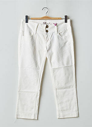 Pantalon trei sferturi bej PHARD femeie