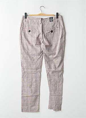 Pantalon chino țesătură poplin mărime normală roz RWD femeie