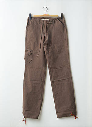 Pantalon cargo buzunare talie joasă maro SESSUN femeie