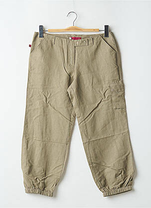 Pantalon trei sferturi verde SESSUN femeie